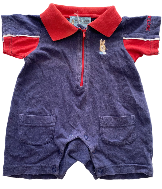 Beatrix Potter Peter Rabbit Romper - Size 6M