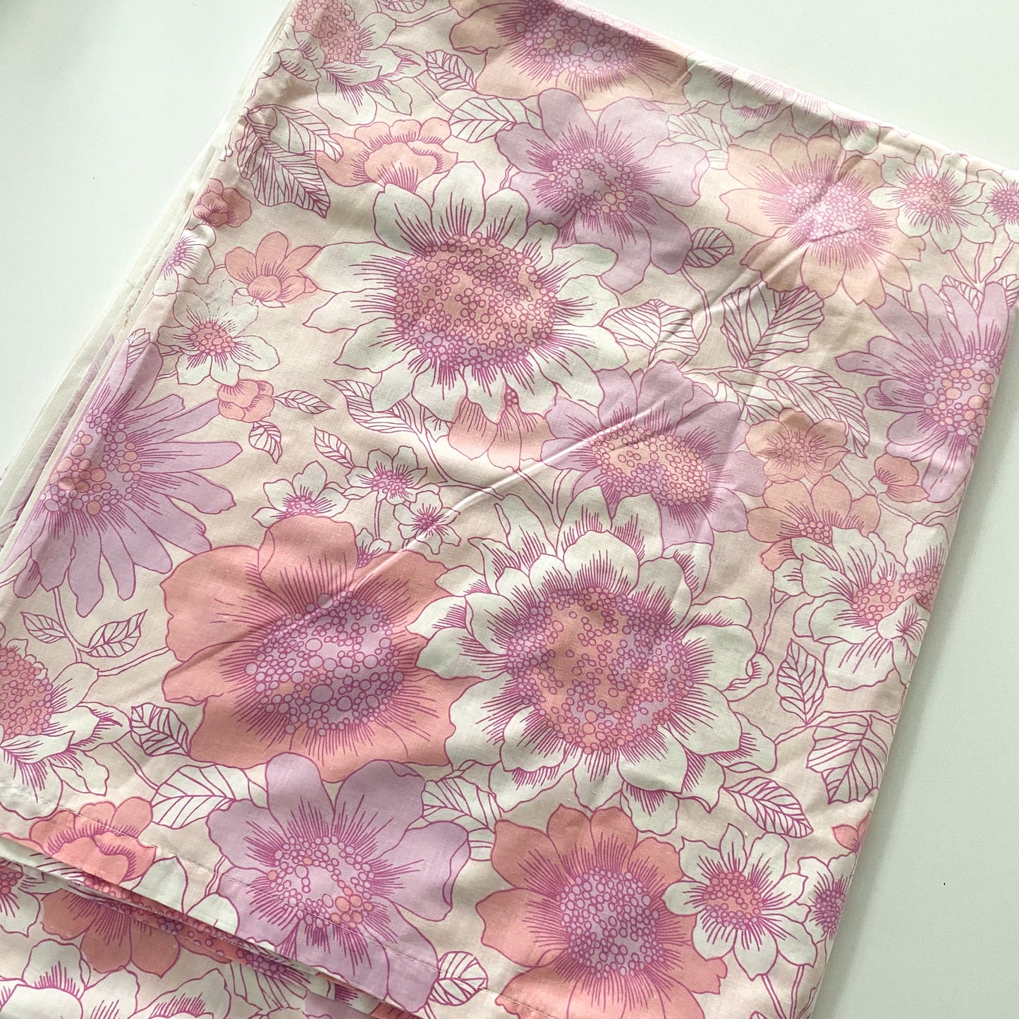 Vintage Floral Single Flat Sheet