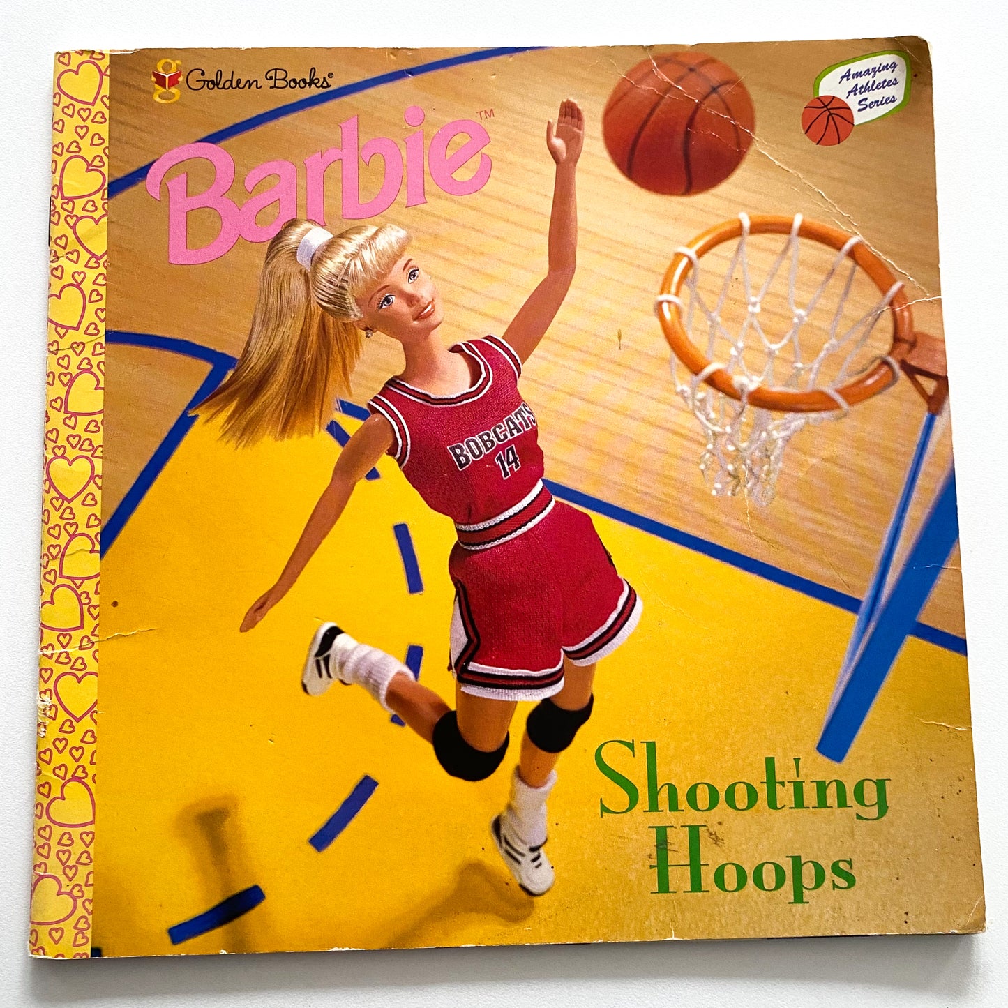 Vintage Barbie Shooting Hoops Book