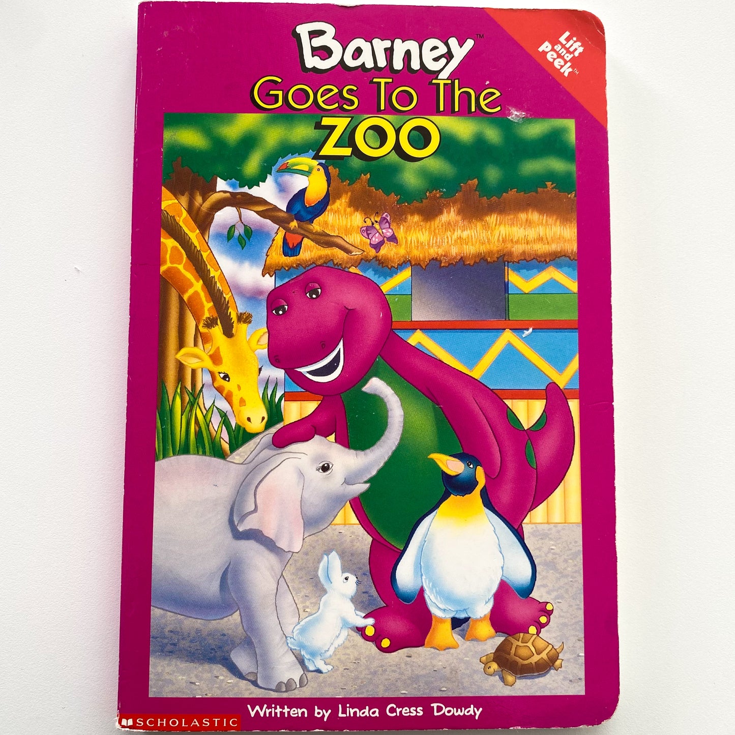 Barney Goes To The Zoo Lift The Flap Board Book