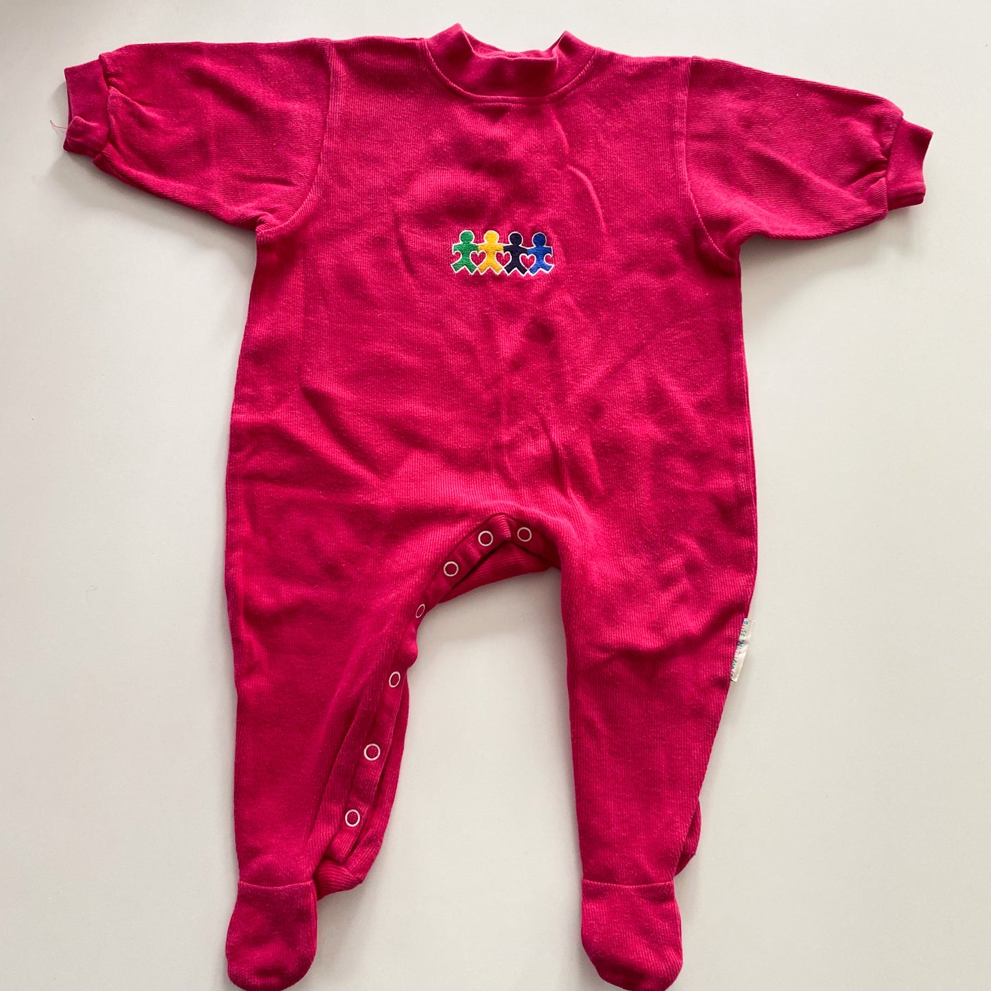 Vintage Ruff N Tumble NZ Footed Suit - Size 12M
