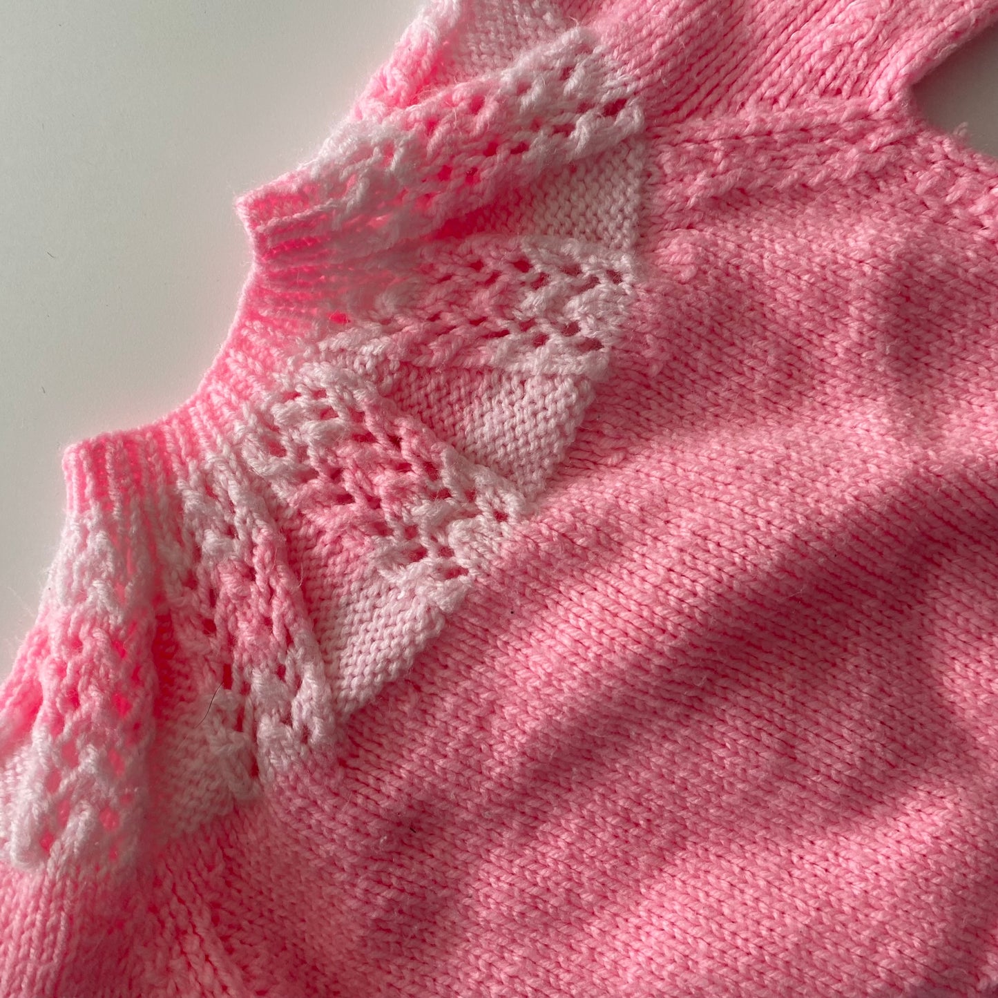 Handmade Knit Cardigan - Size 6M
