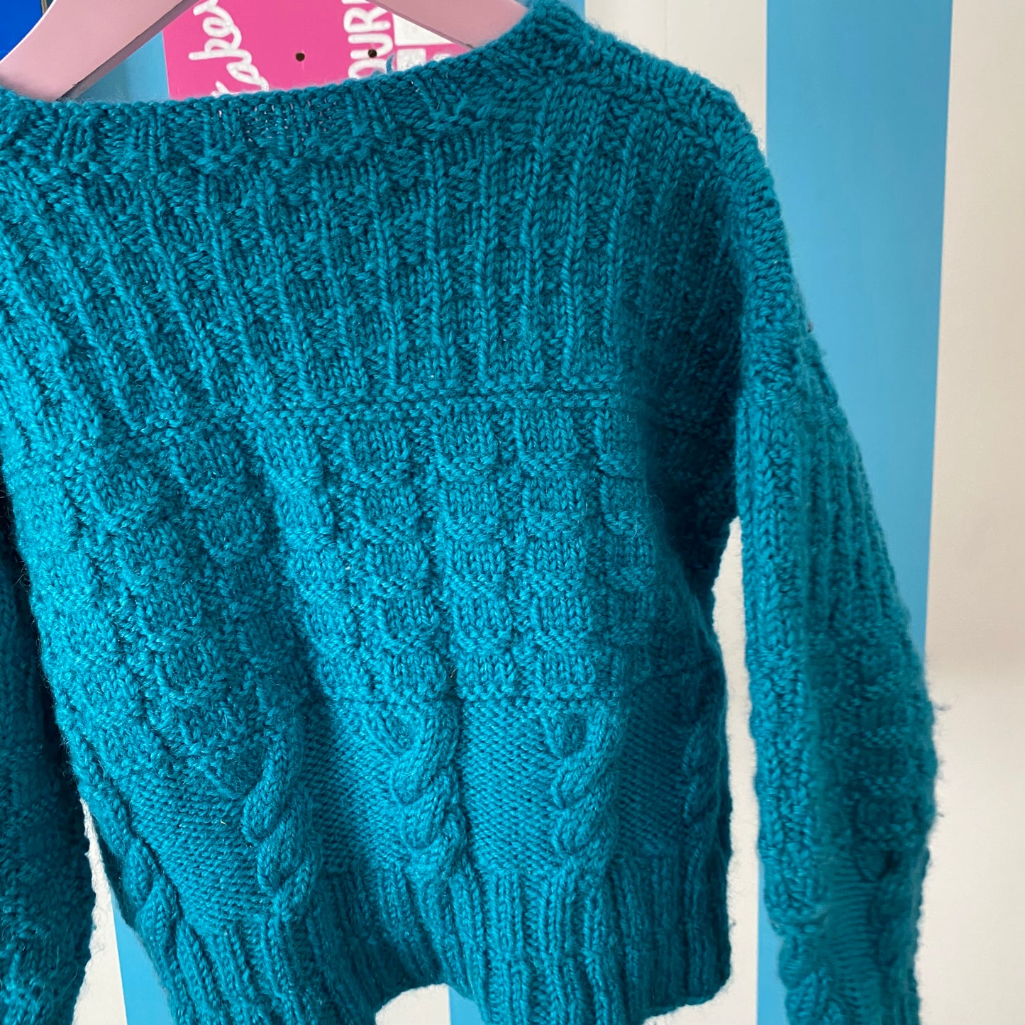 Handmade Knit Jumper - Size 3-4Y