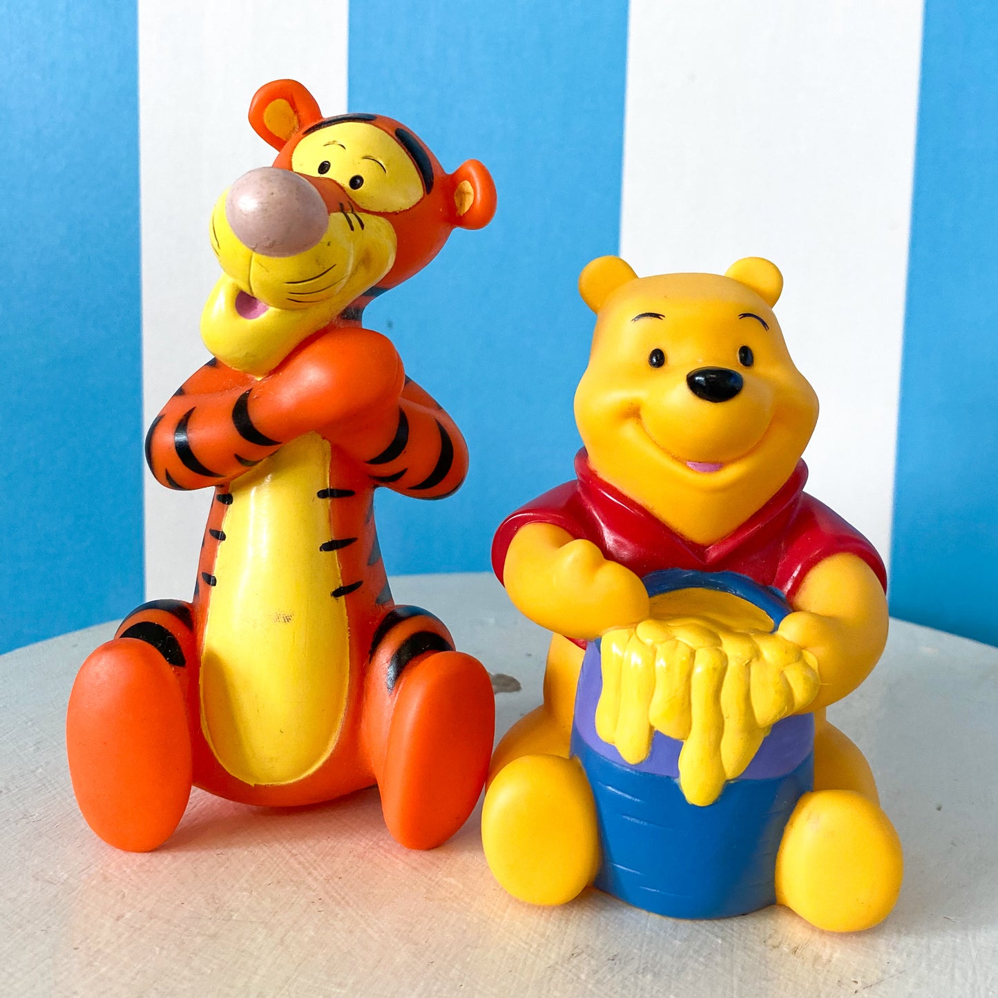 Winnie The Pooh & Tigger Rubber Toys