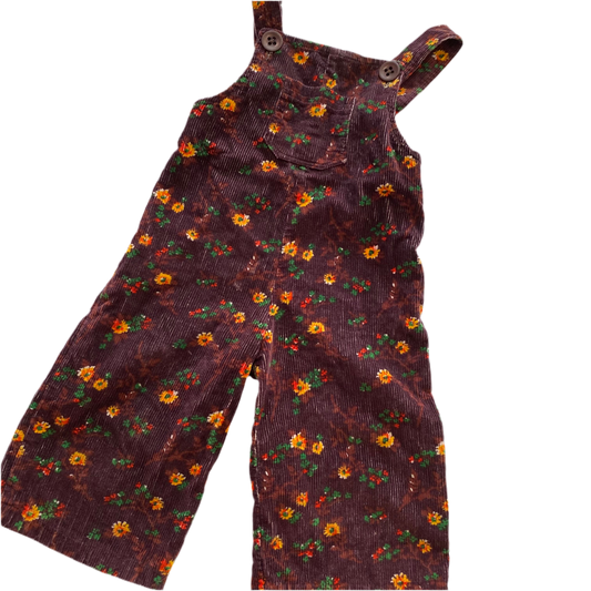 Corduroy Flare Overalls - Size 12-18M