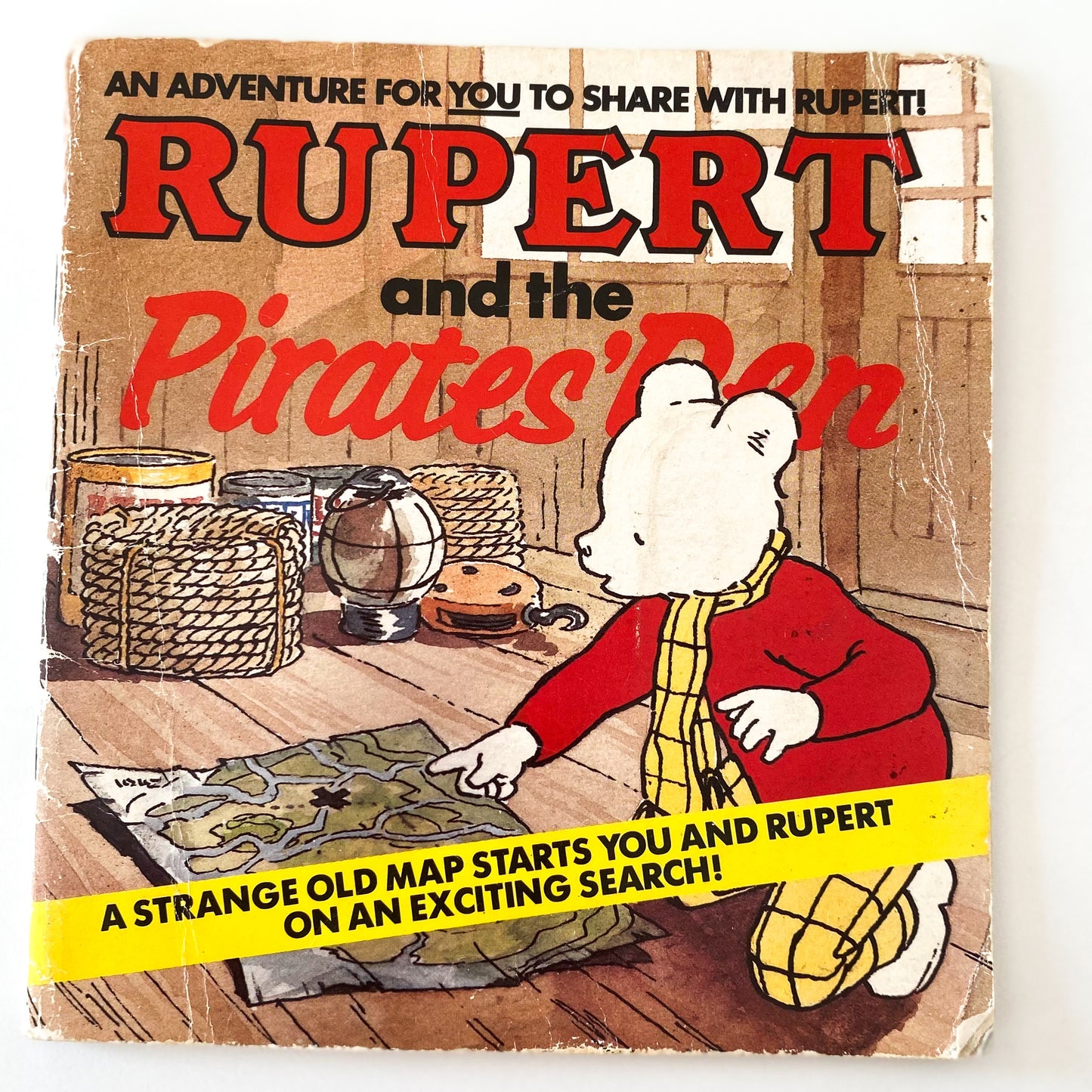 Vintage Rupert Bear& The Pirates Den