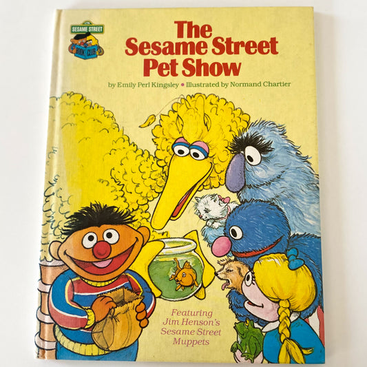 Vintage Sesame Street The Pet Show Book