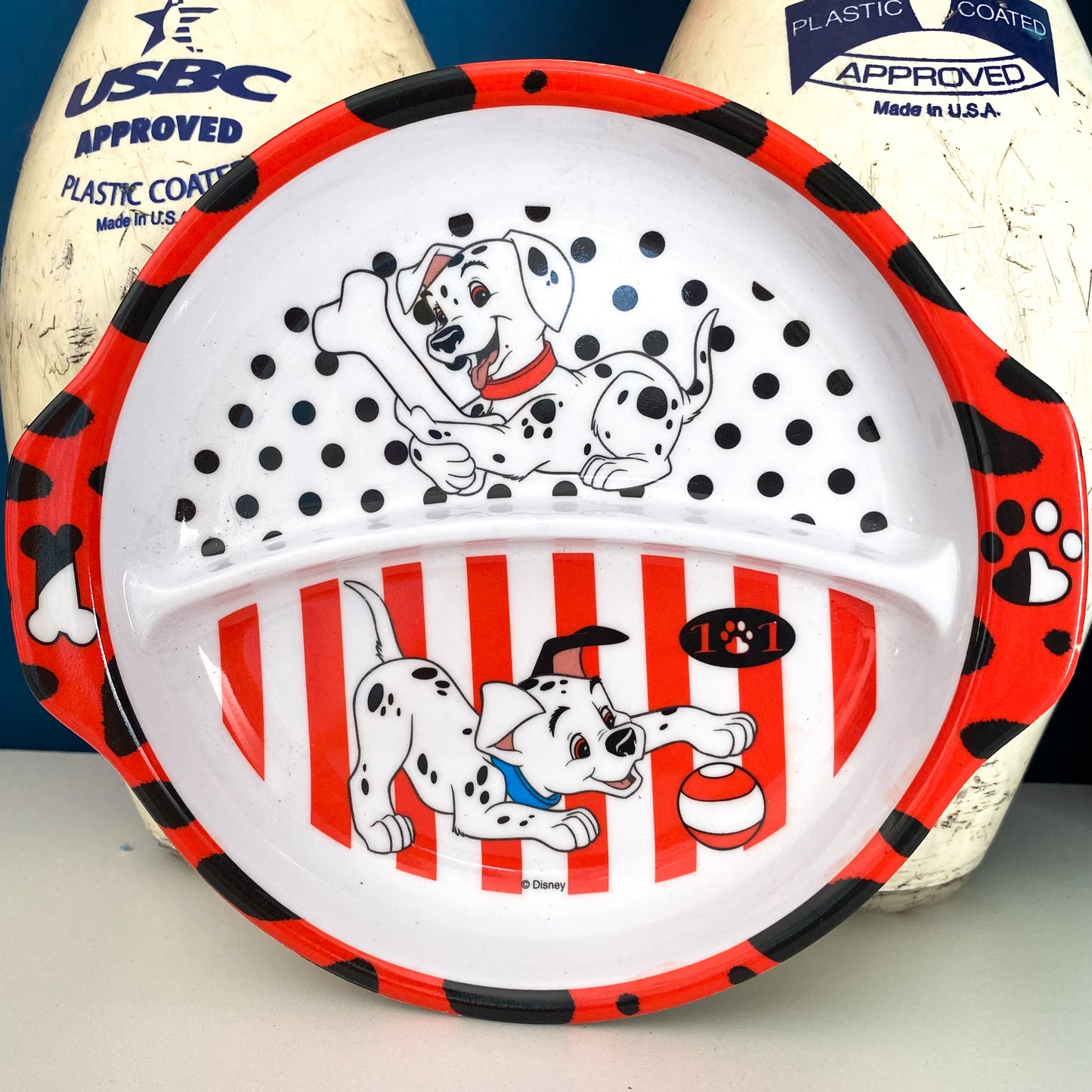 Vintage Disney 101 Dalmatians Melamine Platei