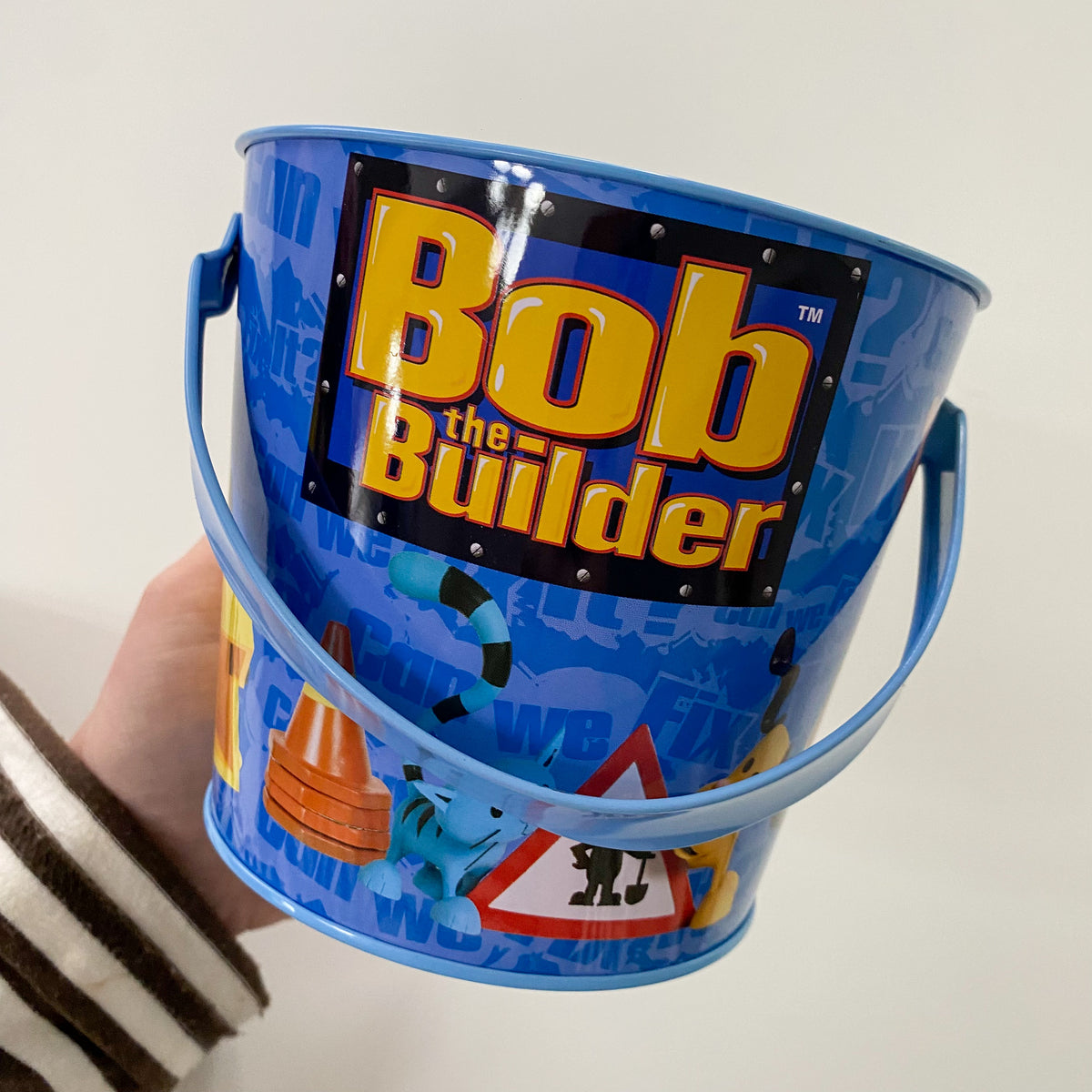 Vintage 2003 Bob The Builder Metal Bucket