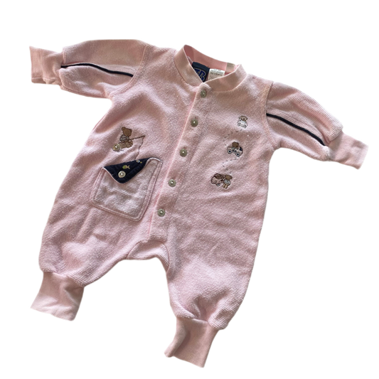 Vintage JB Juniors Romper - Size 3-6M