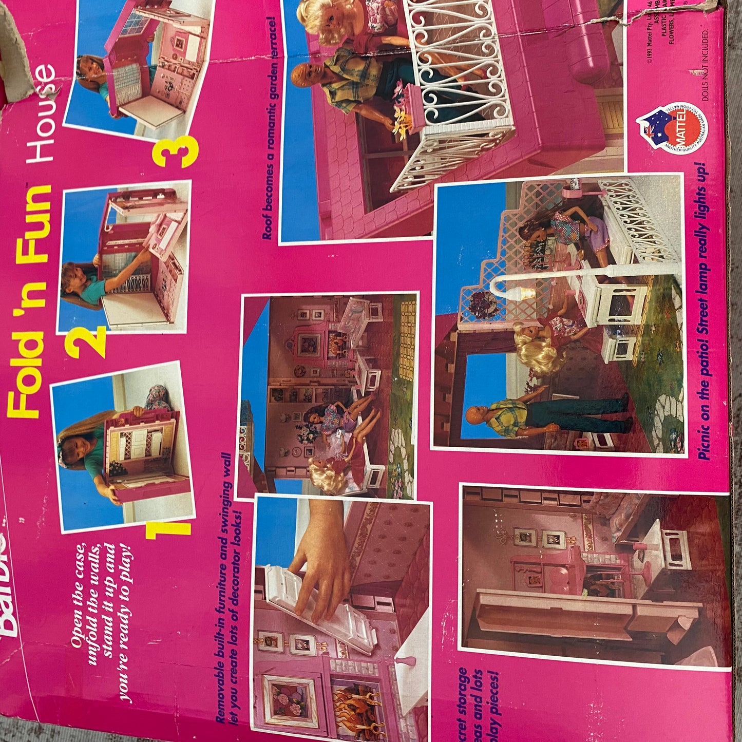 Vintage Barbie Fold ‘N Fun House
