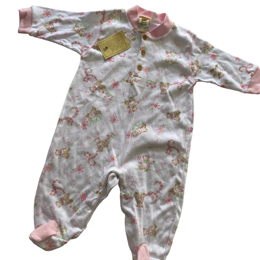 Vintage Teeny Weeny Footed Suit - Size 6-12M (NEW)