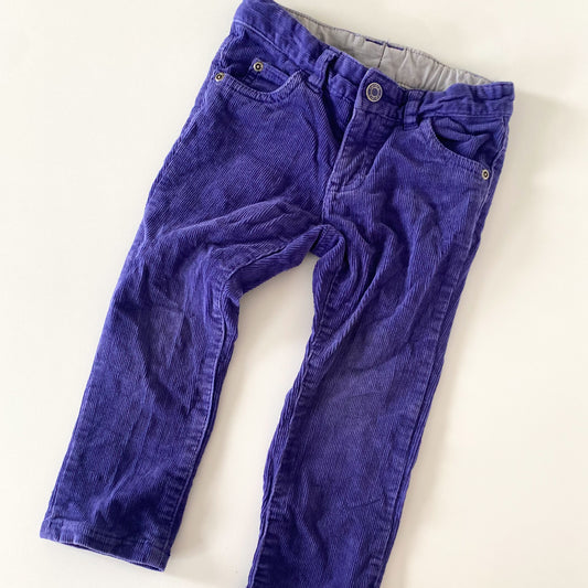 Purple Cord Pants - Size 2