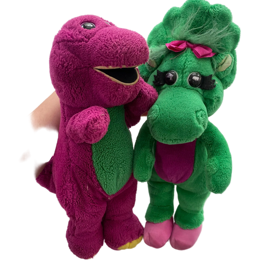 Vintage Barney & Baby Bop Plush