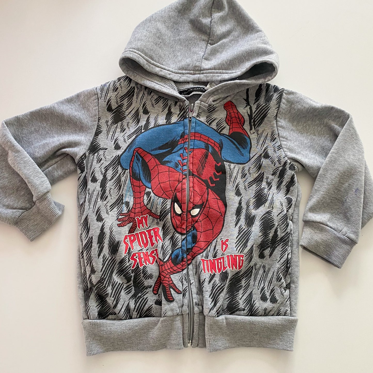 Y2K Spider-Man Hoodie - Size 4