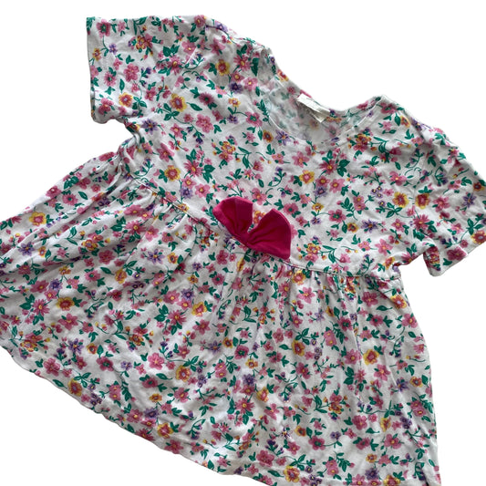 Vintage Tickled Pink Floral Top - Size 6Y