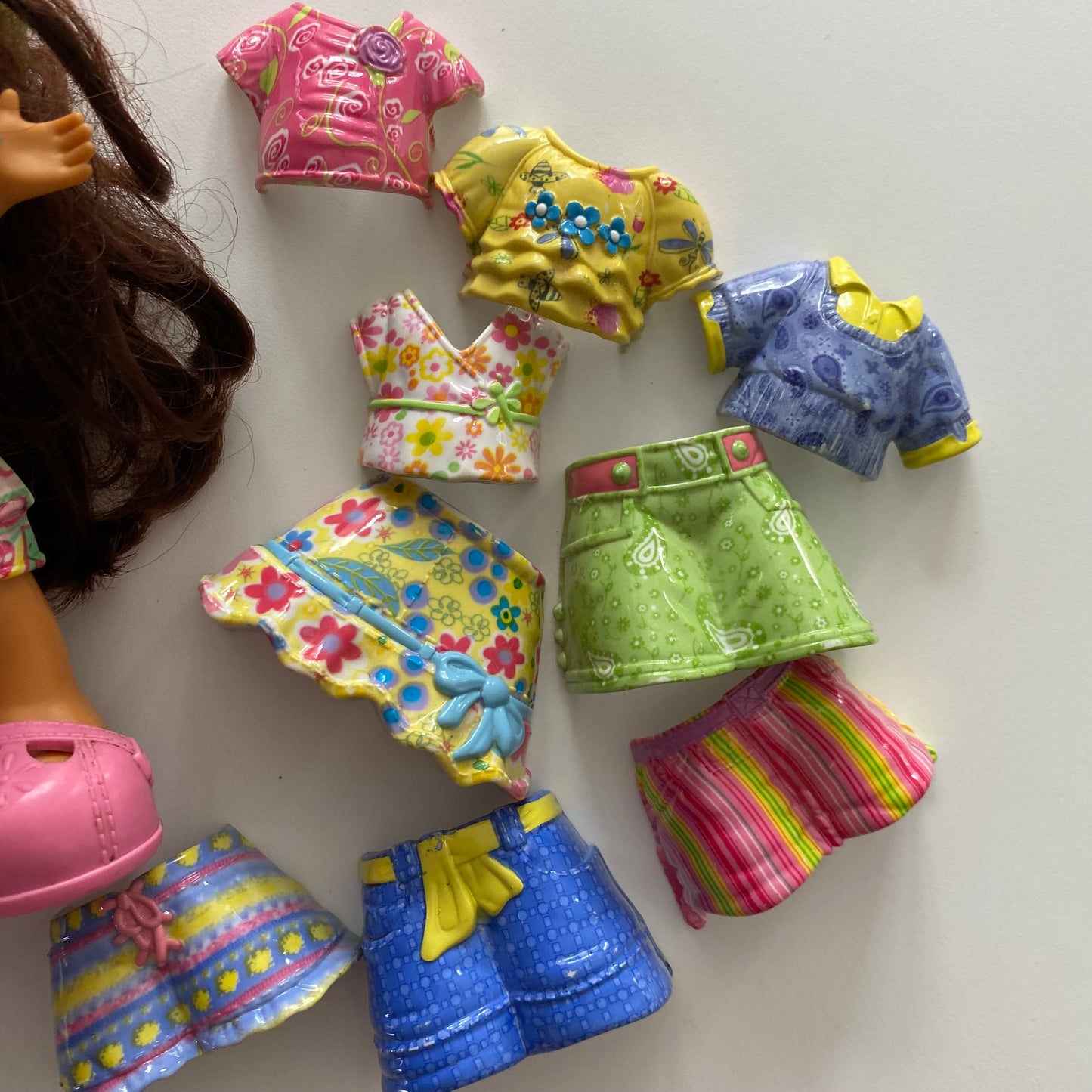 Vintage Fisher Price Snap N Style Doll & Accessories