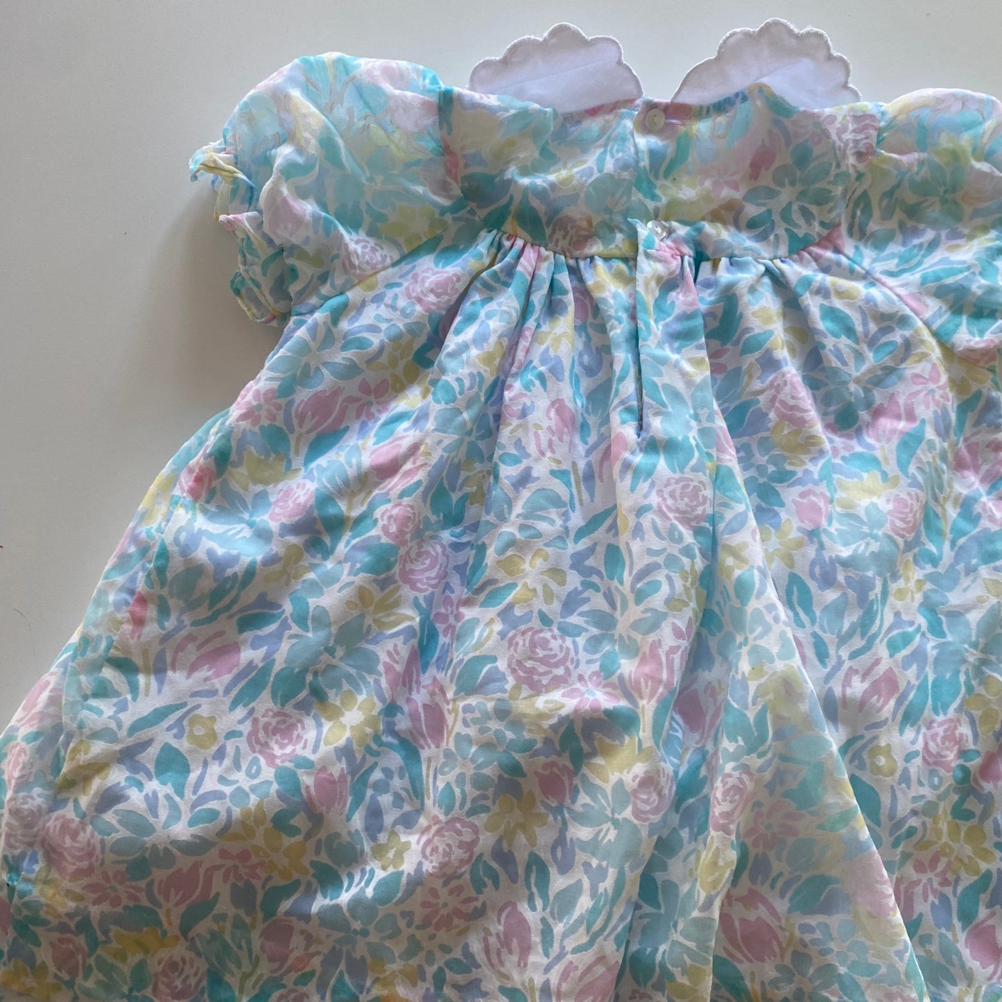 Vintage Smocked Dress - Size 1