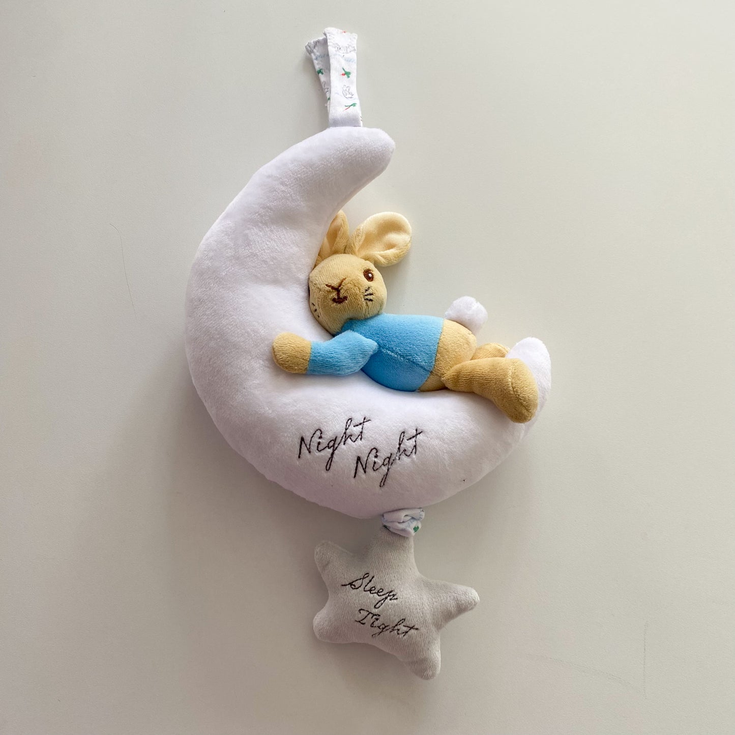 Peter Rabbit Musical Pull Plush Moon