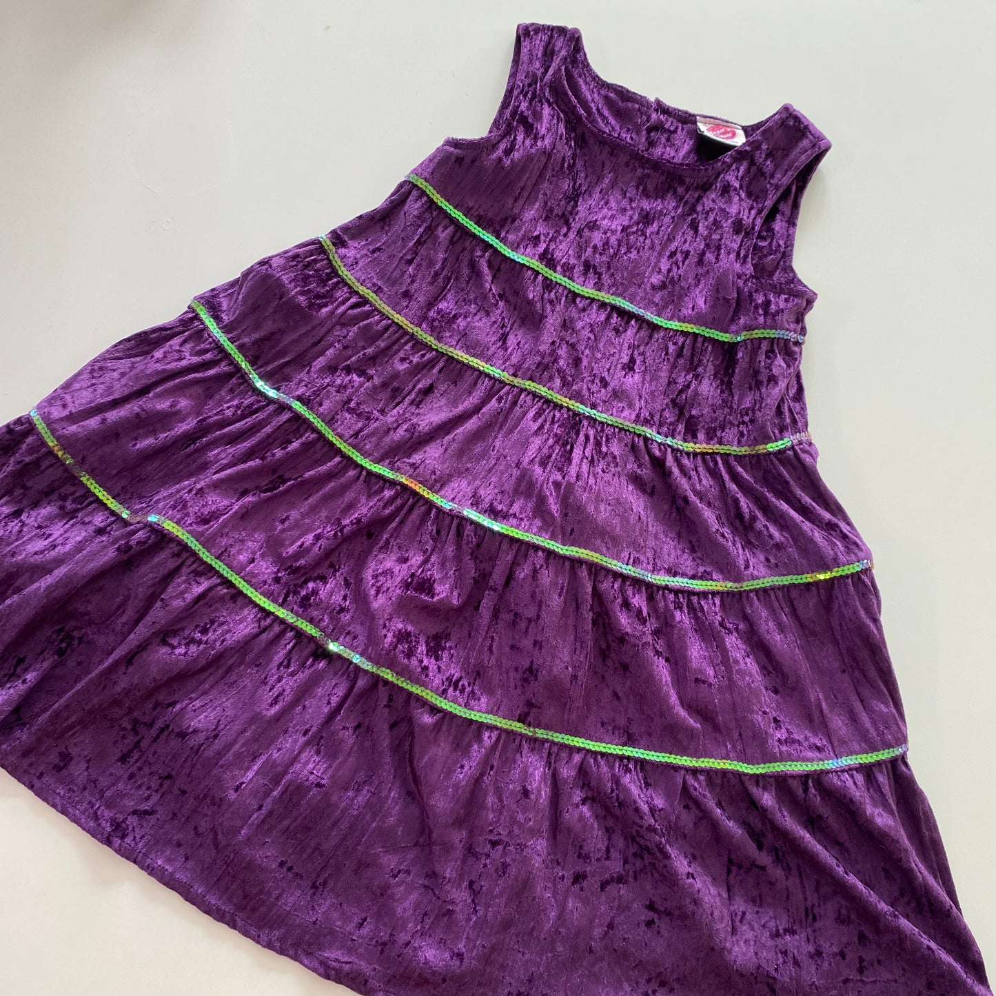 Y2K Angel N Disguise Velour Dress - Size 4