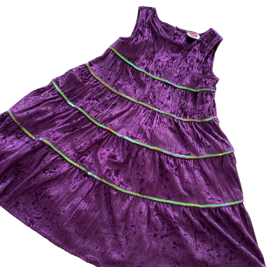 Y2K Angel N Disguise Velour Dress - Size 4