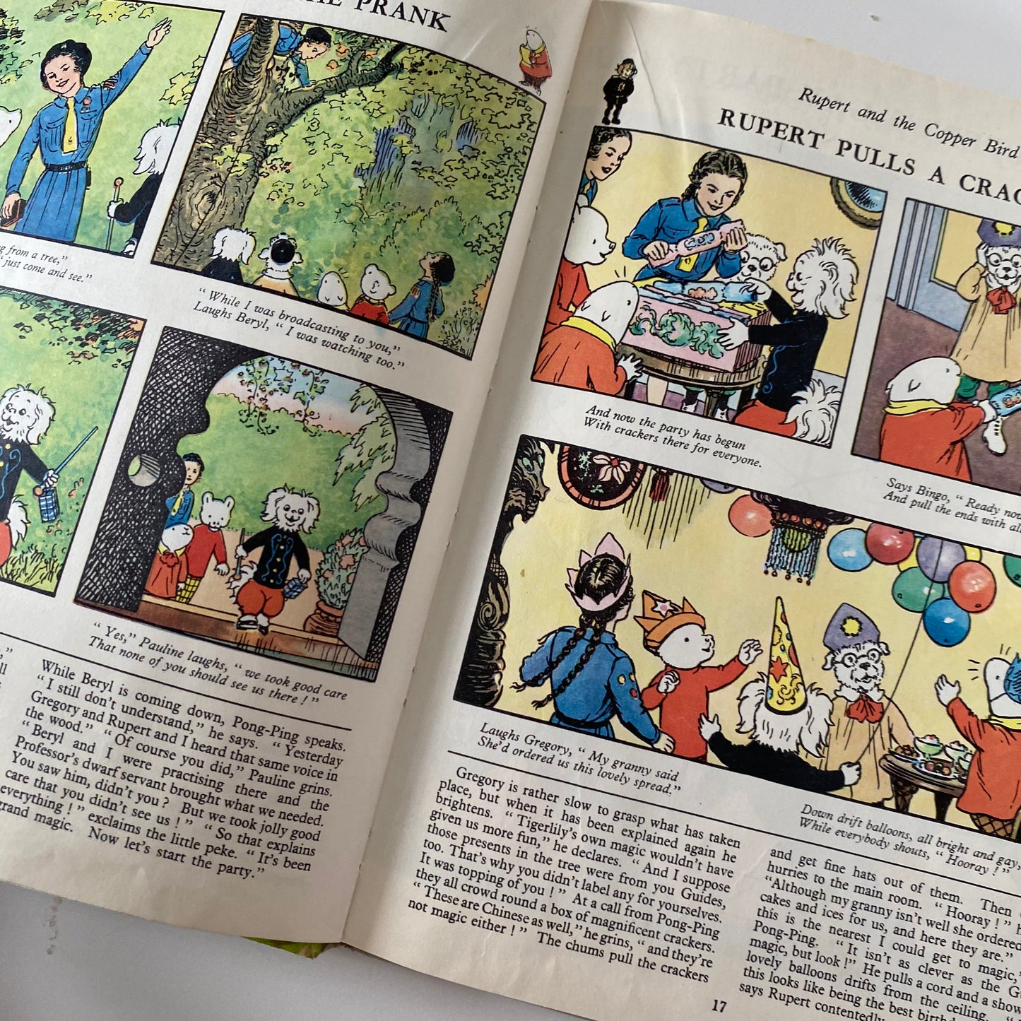 Vintage 1959 Rupert Bear Annual Book