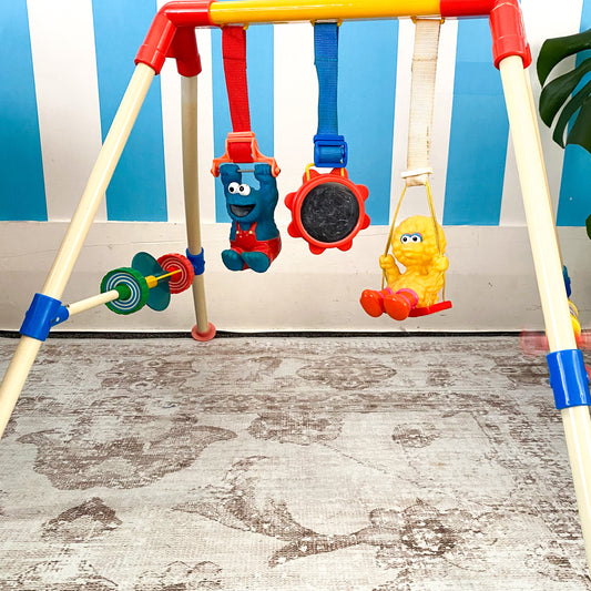 Vintage Sesame Street Play Gym (FLAW)