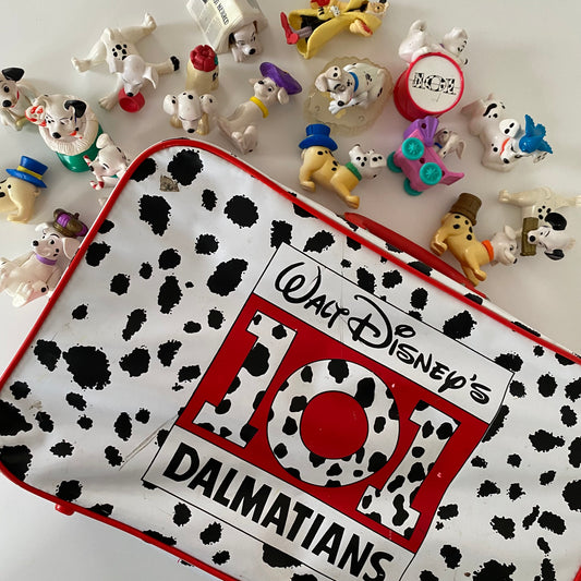 Vintage 101 Dalmatians Suitcase & Figures