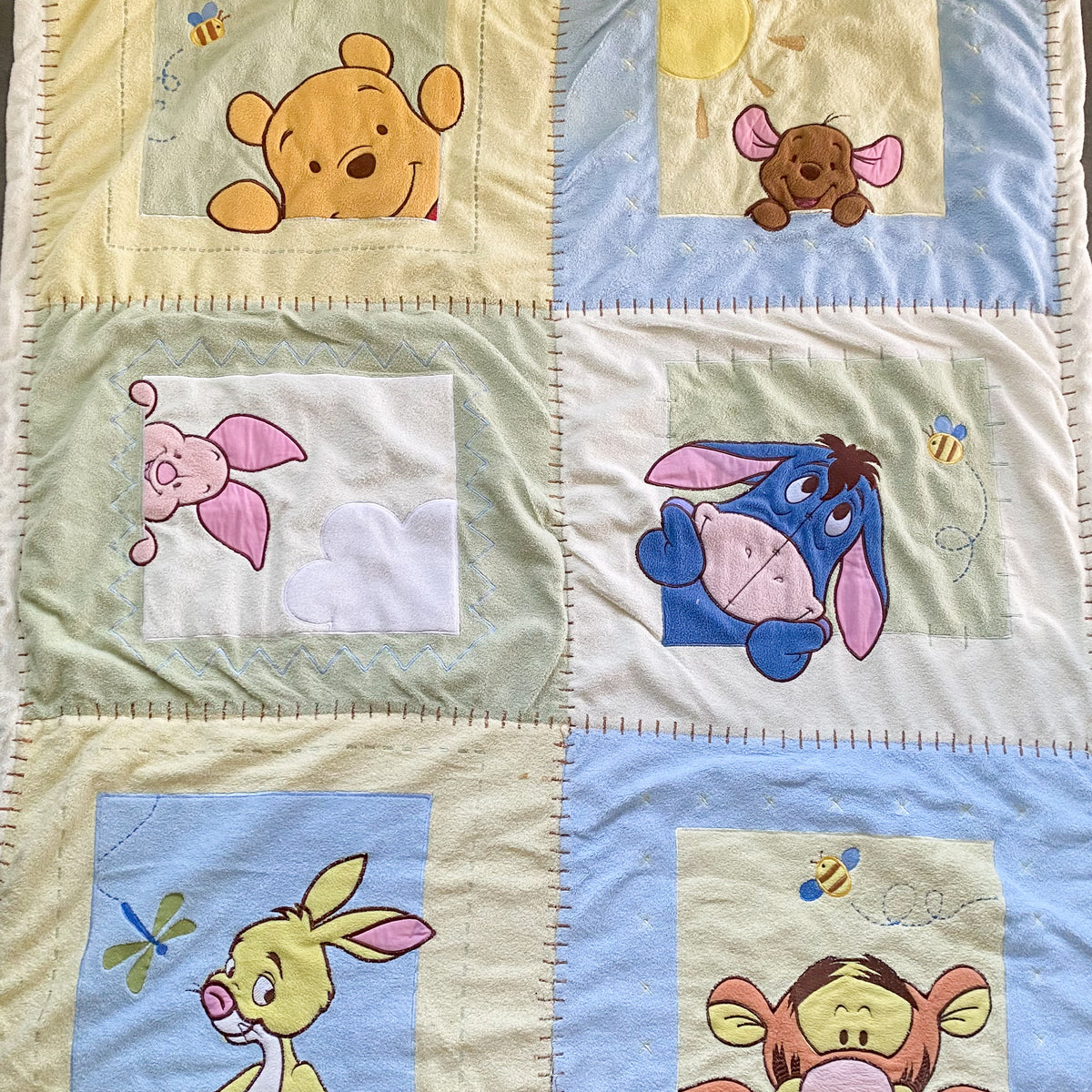 Disney Winnie The Pooh Cot Blanket
