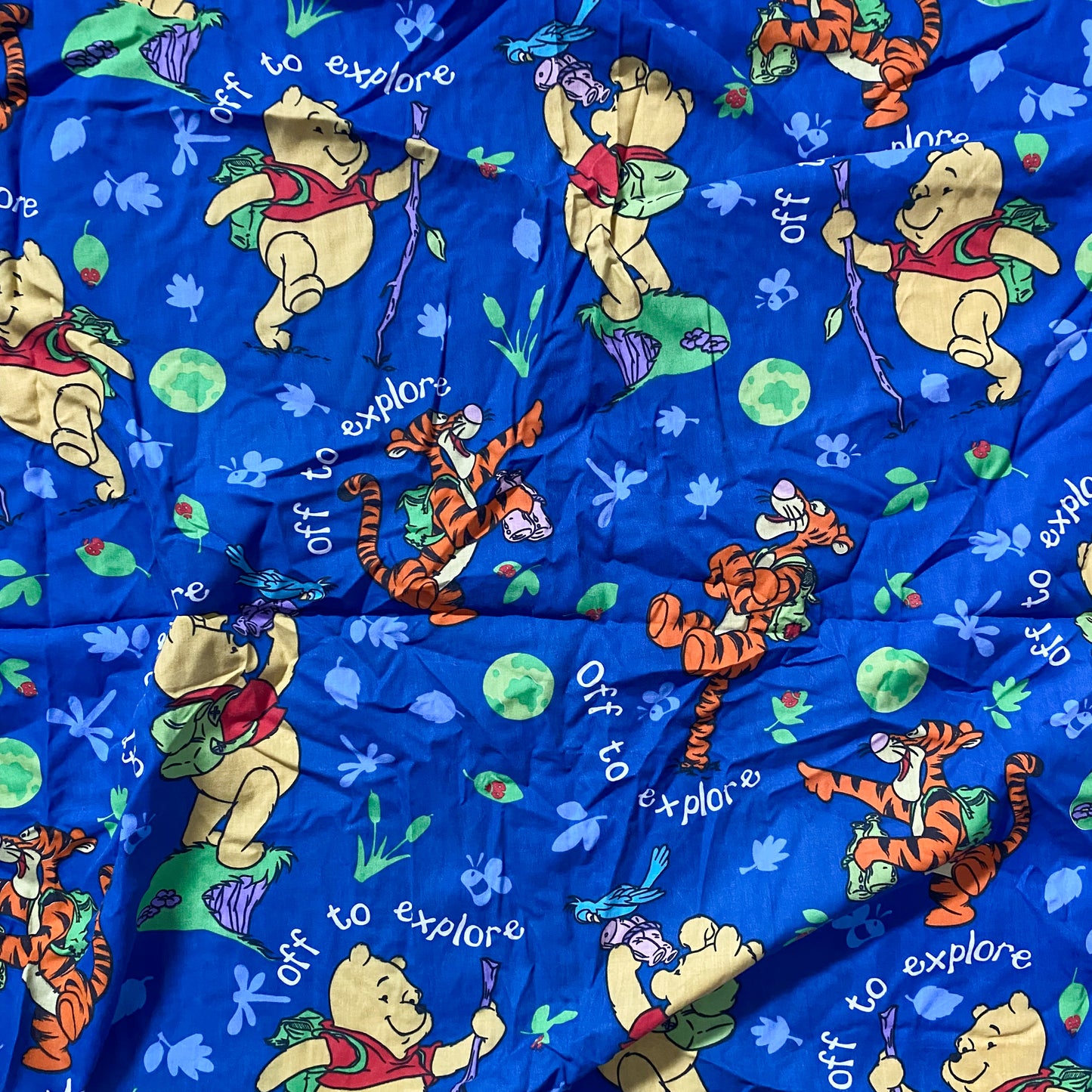 Vintage Disney Winnie The Pooh Single Fitted Sheet