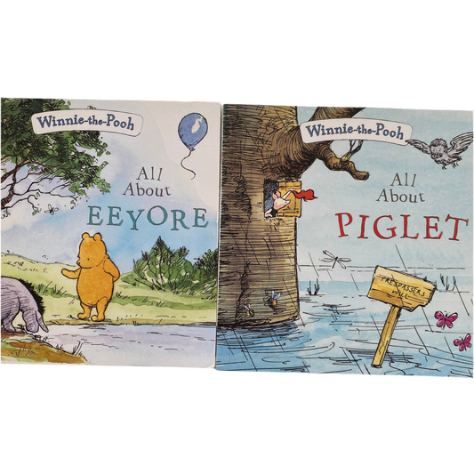 Winnie The Pooh Eeyore & Piglet Books