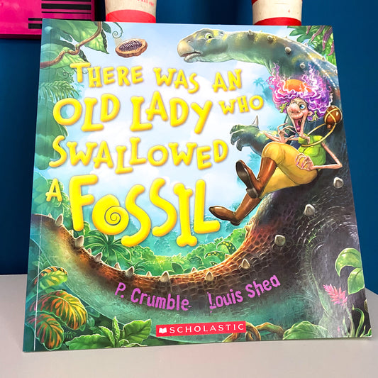 There Was An Old Lady Who Swallowed A Fossil Book