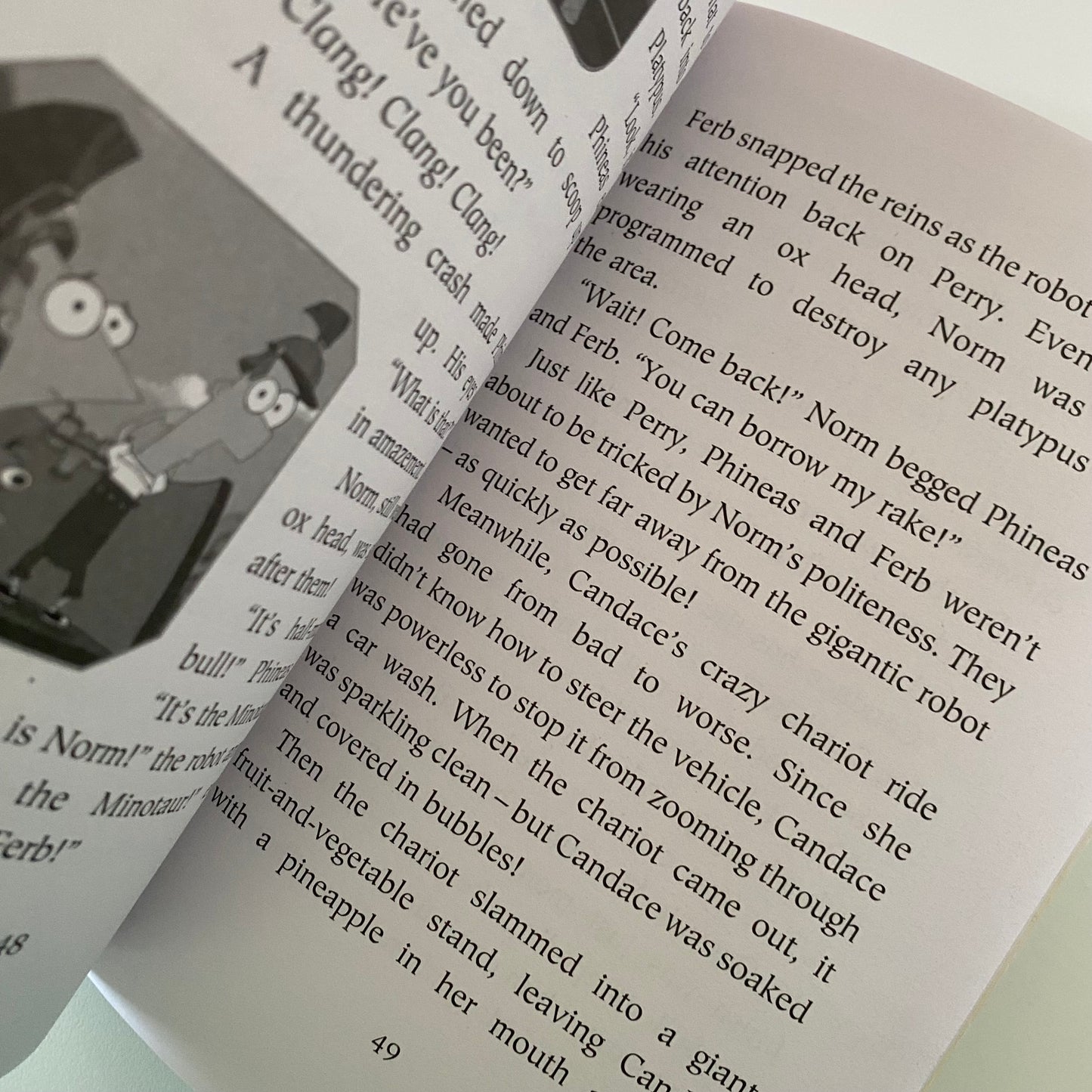 Phineas & Ferb It’s Ancient History Chapter Book