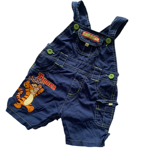 Disney Tigger Shortalls - Size 0-3M