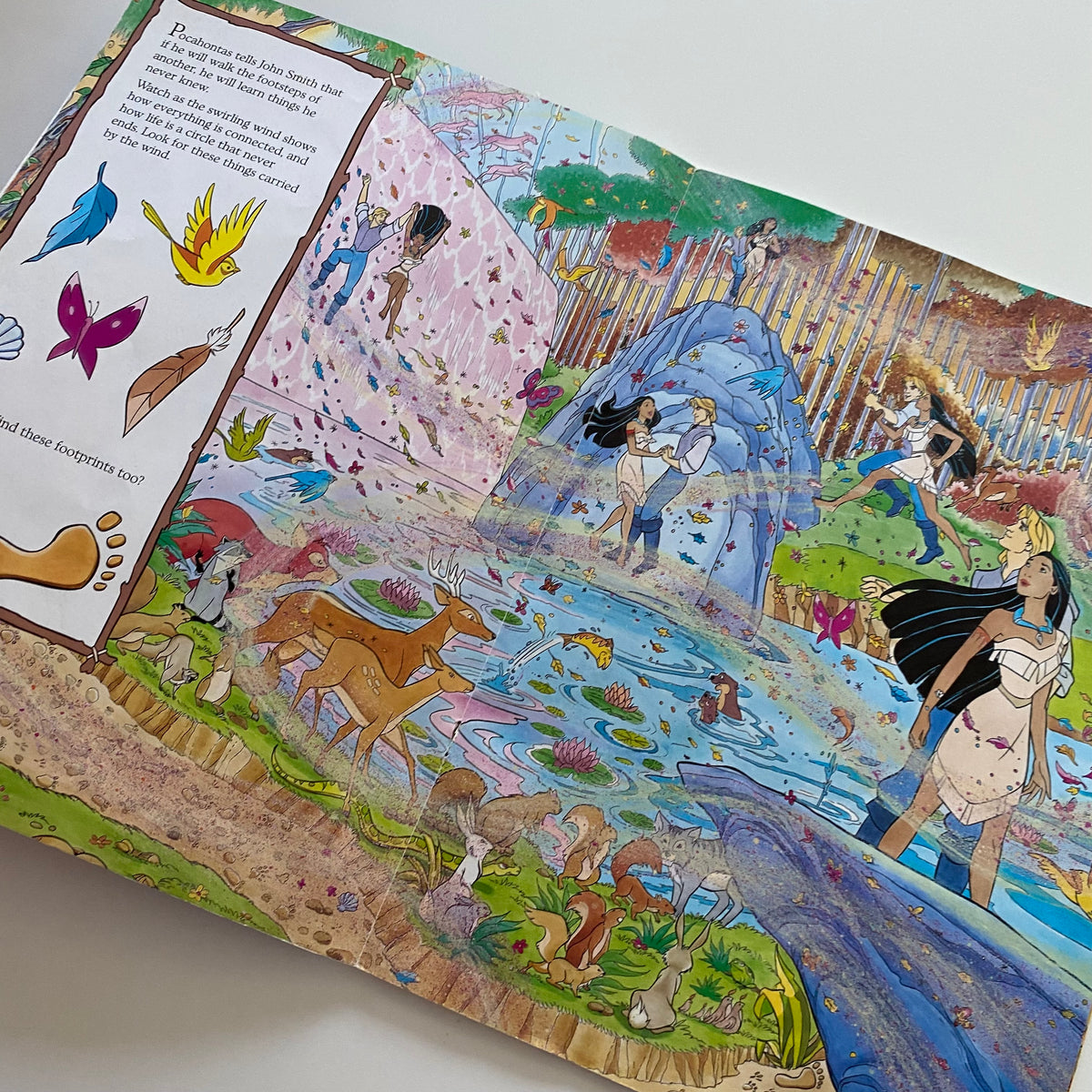 Vintage Disney Pocahontas Look & Find Book