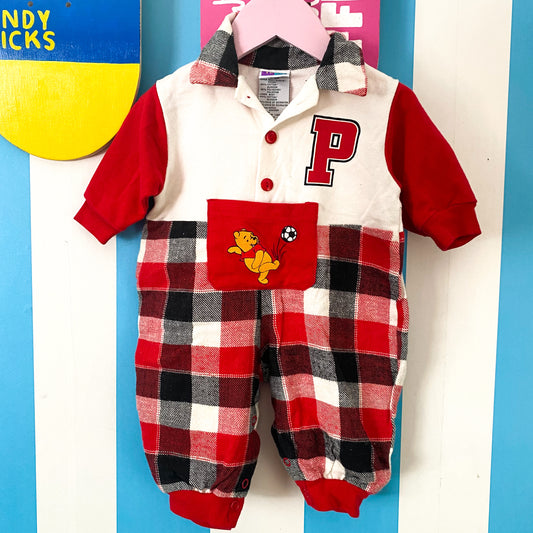 Vintage Disney Winnie The Pooh Romper - Size 6M