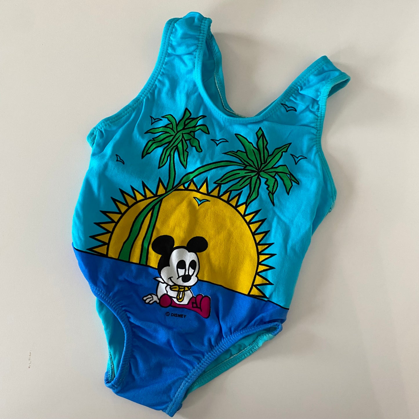 Vintage Disney Mickey Baby Swimsuit - Size 1