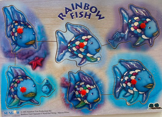 Rainbow Fish Wooden Puzzle