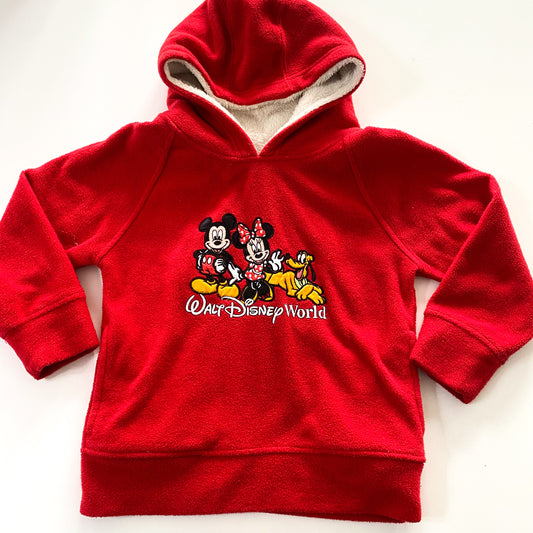 Vintage Disney Fleece Hoodie - Size 6