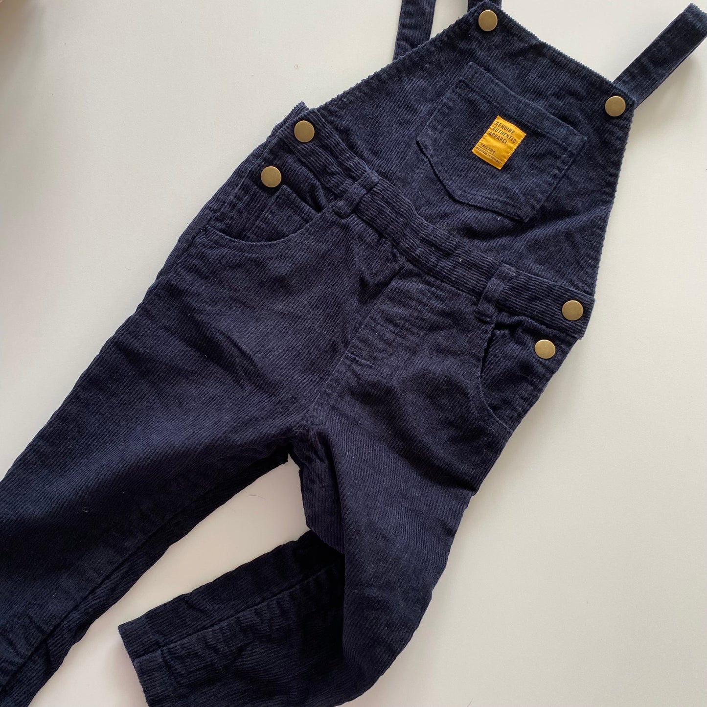 David Jones Navy Corduroy Overalls - Size 2