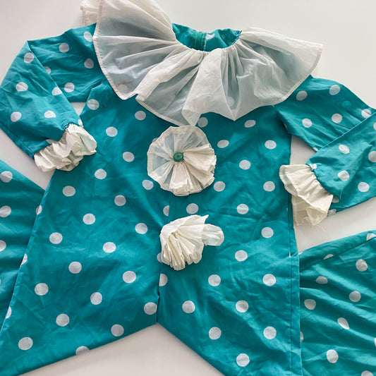 Handmade Clown Costume - Size 5-8Y