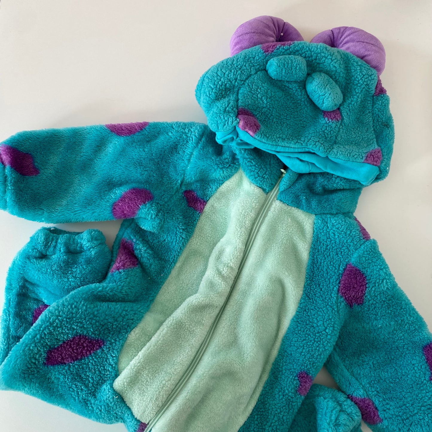 Monsters Inc Fluffy Onesie - Size 1