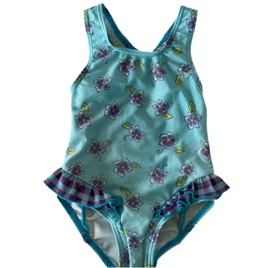 Vintage Pumpkin Patch Swimsuit - Size 1