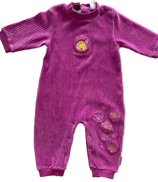 Vintage Velour Suit - Size 12M