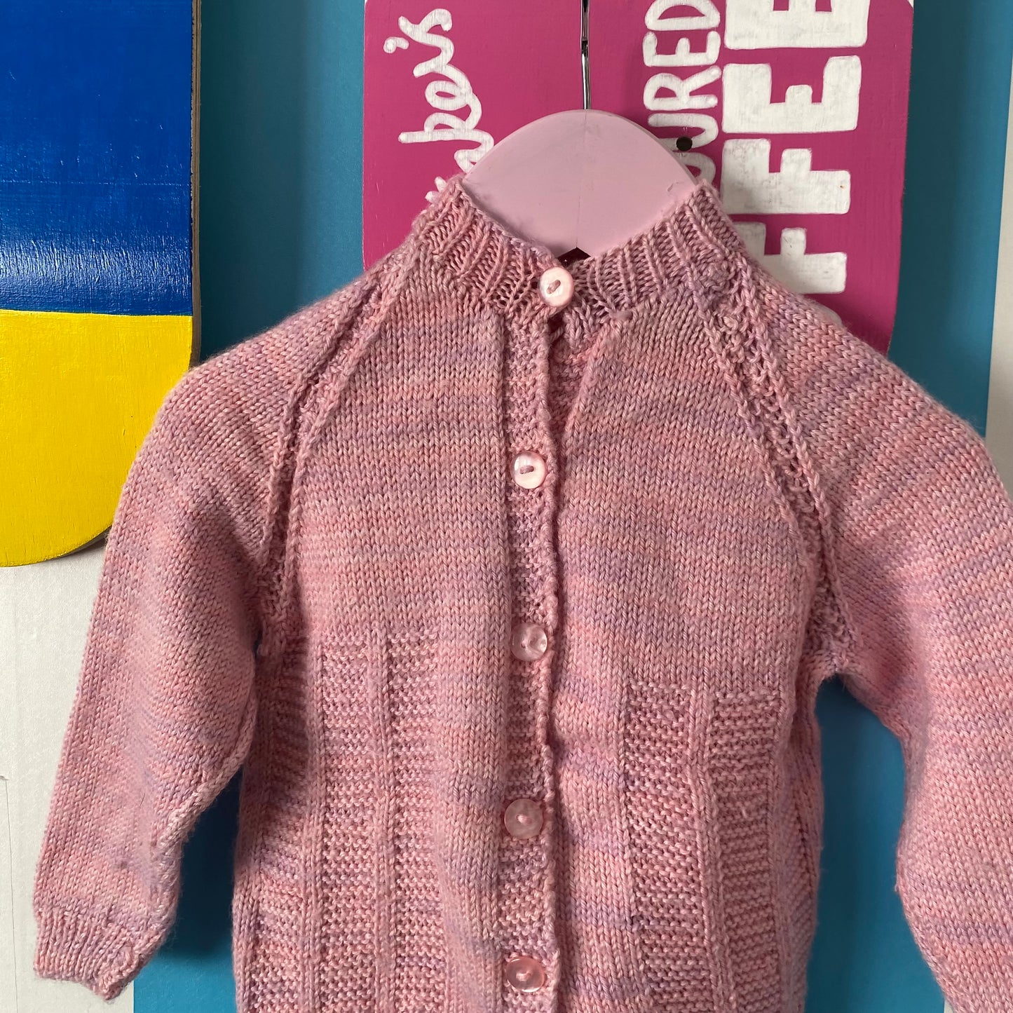 Handmade Knit Cardigan - Size 1