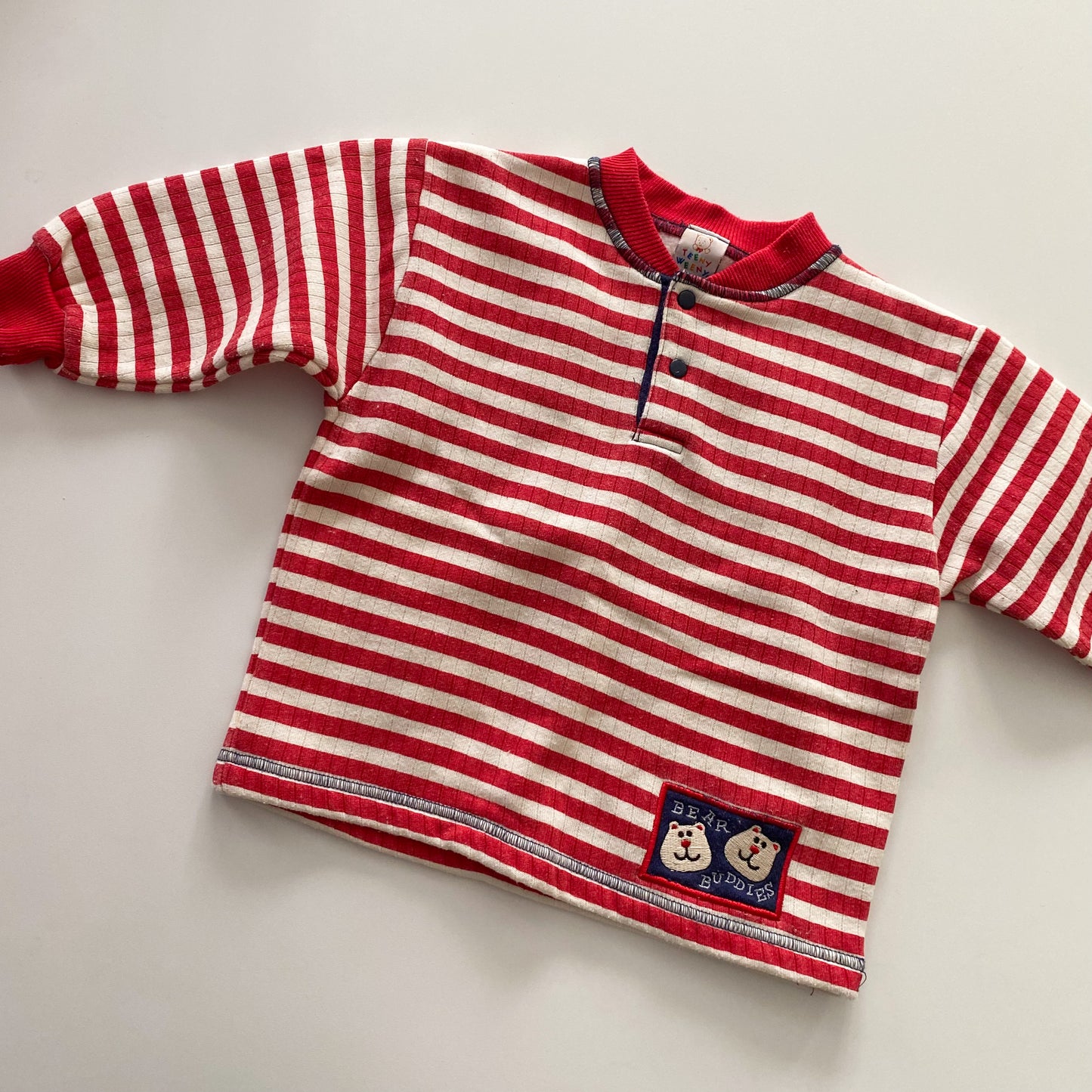 Vintage Teeny Weeny Stripe Jumper - Size 18M