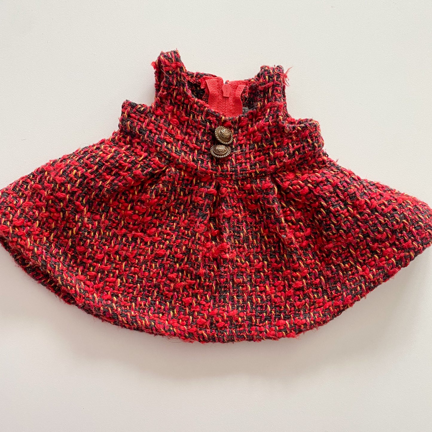 Vintage Pumpkin Patch Bear Dress