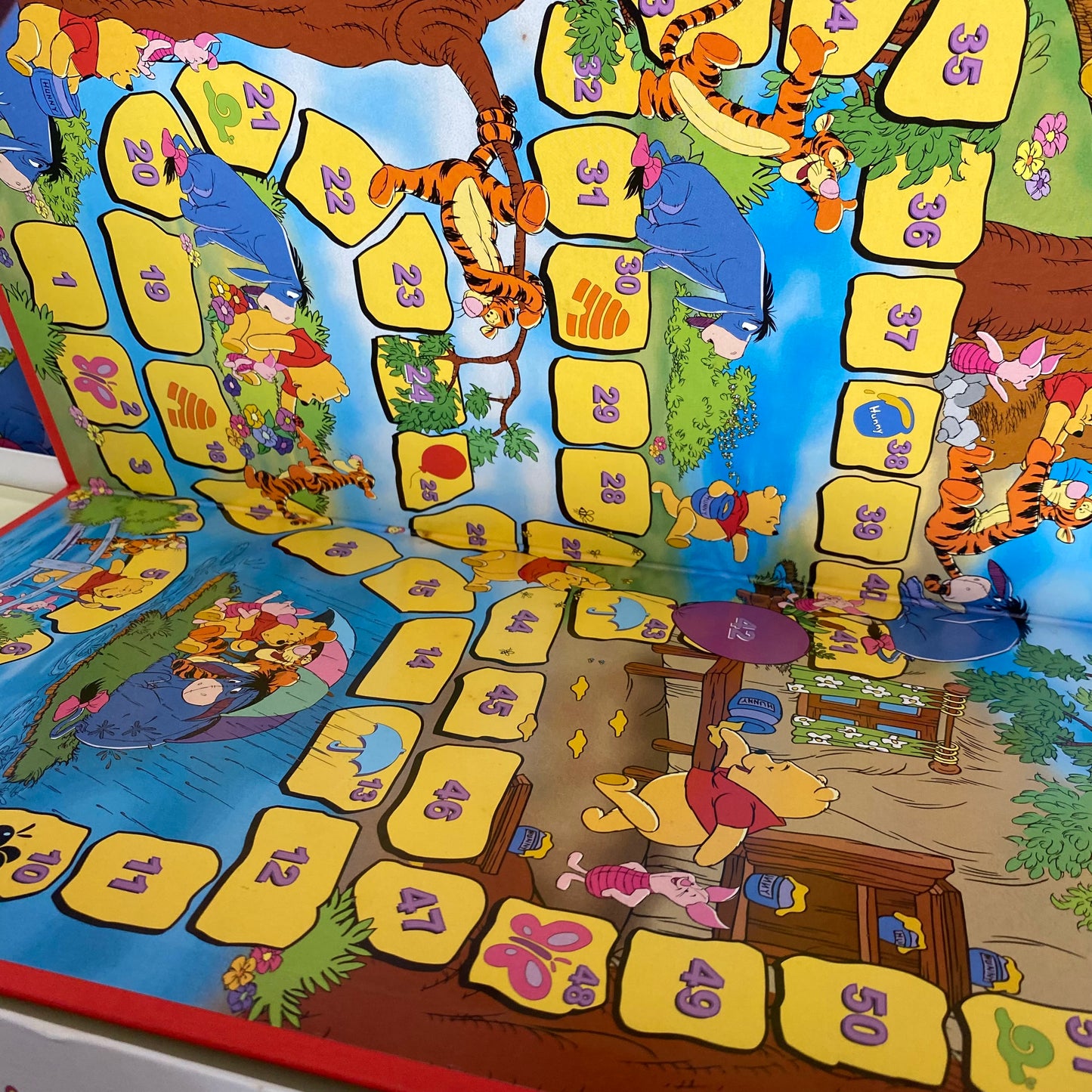Disney Winnie The Pooh Busy Day Race Board Game