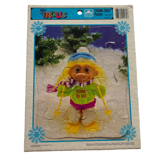 Vintage RUSS Troll Puzzle (FLAW)