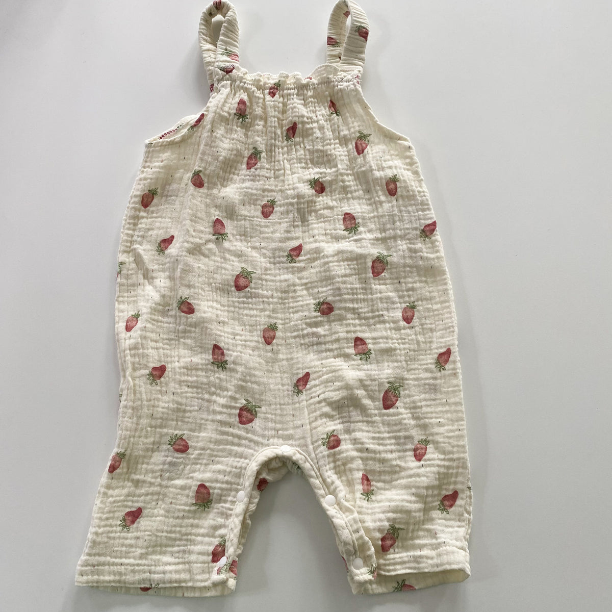 Strawberry Romper - Size 12-18M
